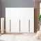 Manhattan Comfort Lee Wardrobe Closet 1.0 in White, 3PK 3-WC001-WH - alternate 1